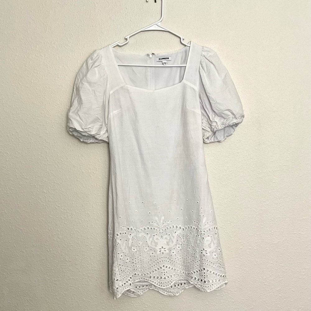 Express white dress xsmall